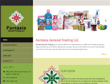 Tablet Screenshot of fantasia-uae.com